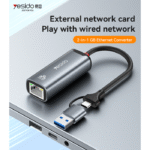 YESIDO HB26 2 IN 1 TO RJ 45 HUB