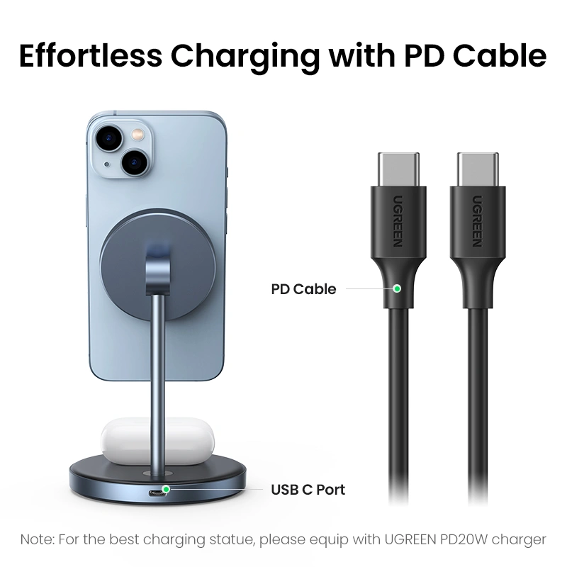 Ugreen 2-in-1 Wireless Charger