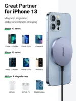 Ugreen Magnetic Wireless Charger 15W Max Space Gray
