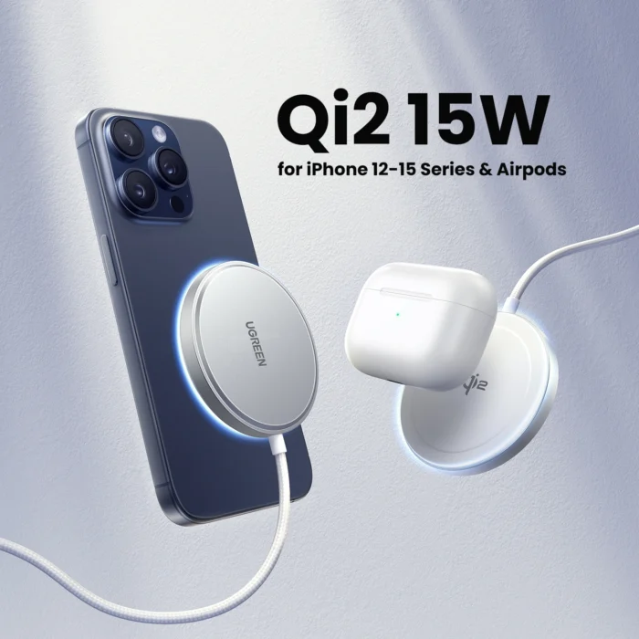 UGREEN Magnetic Wireless Charger 15W
