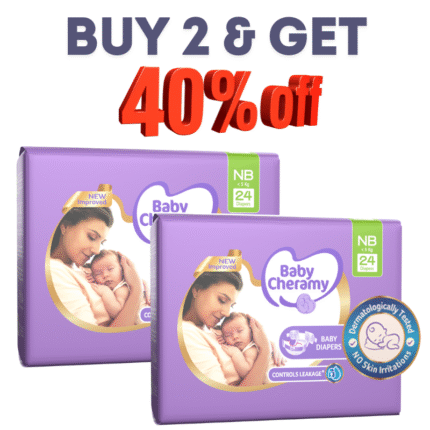 BUY 02 Baby Diapers Newborn 24s & SAVE 40%
