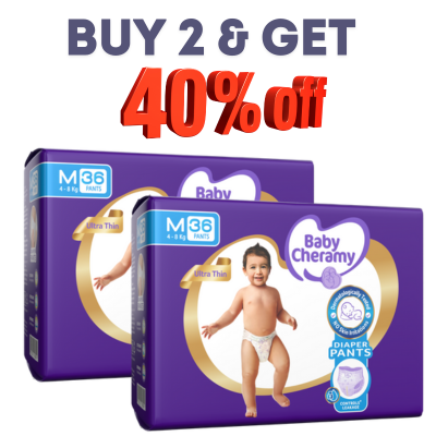 BUY 02 Baby Pull ups Medium 36s & SAVE 40%