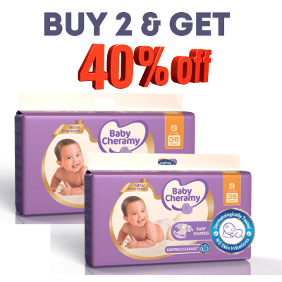 BUY 02 Baby Diapers Small 36s & SAVE 40%