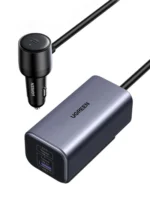 UGREEN 150W GaN 3xType-C And 1xUSB Port Car Charger