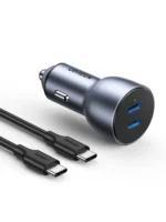 UGREEN 50W Dual Type-C Port PD Fast Car Charger