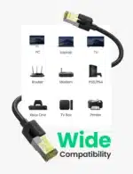 UGREEN Cat 7 Round Braided Ethernet Cable 0.5M