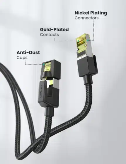 UGREEN Cat 7 Round Braided Ethernet Cable 0.5M