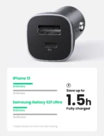 Ugreen 24W USB Type C Car Charger