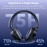 UGREEN HiTune Max5c Hybrid Active Noise-Cancelling Headphones – HP203 - 35757