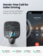 UGREEN Car Charger With Bluetooth Car Modulator
